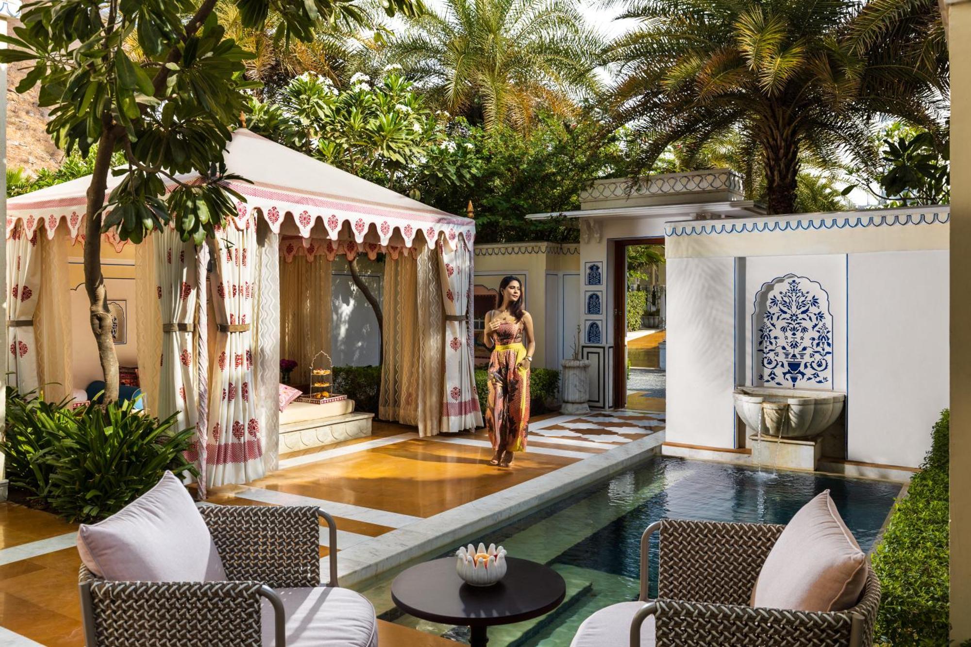The Leela Palace Jaipur Bagian luar foto